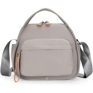 Nylon Crossbody Bag Womens Lightweight Large Capacity Zipper Pocket